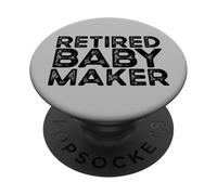 Retired Baby Maker Funny Men's Vasectomy Gift Vasectomy PopSockets Adhesive PopGrip