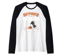 Retired Barista Brew It Yourself Coffee Funny Retirement Raglan Baseball Tee