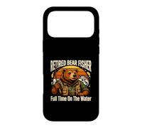 Retired Bear Fisher Full Time On The Water Case for iPhone 17 Pro Max