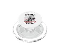 Retired But Forever A Firefighter At Heart PopSockets PopGrip for MagSafe