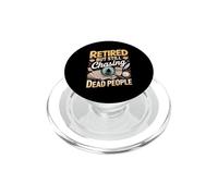 Retired But Still Chasing Dead People Genealogy PopSockets PopGrip for MagSafe