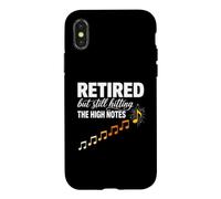 Retired But Still Hitting The High Notes Music Singer Case for iPhone X/XS