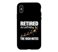 Retired But Still Hitting The High Notes Music Teacher Case for iPhone X/XS