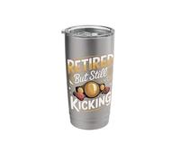 Retired But Still Kicking Kickboxing Kickboxer Stainless Steel Insulated Tumbler