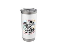 Retired Call Center Design for Customer Service Agent Stainless Steel Insulated Tumbler