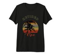 Retired CFO Retirement Gift Beach Premium T-Shirt