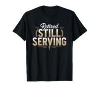 Retired Church Deacon Still Serving Grace Glory Funny T-Shirt