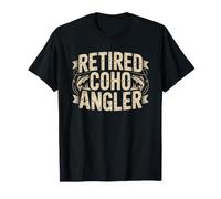 Retired COHO Salmon Angler Finally Free Fish Pacific Coast T-Shirt