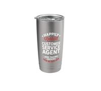 Retired Customer Service Agent Taking Orders from Wife Stainless Steel Insulated Tumbler