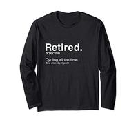 Retired Definition Cycling Retirement Plan Long Sleeve T-Shirt