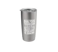 Retired Dialysis Technician Enter Freedom Stainless Steel Insulated Tumbler