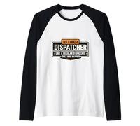 Retired Dispatcher Like A Regular Only Way Happier Retiring Raglan Baseball Tee