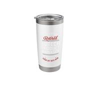 Retired Edtech Product Manager Taking Orders from Wife Stainless Steel Insulated Tumbler