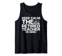 Retired Educator Humor for Teachers Leaving Work Life Tank Top