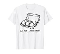 Retired Egg Hunter Vintage Carton Funny Easter Egg Search T-Shirt