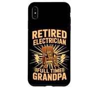 Retired Electrician Full Time Grandpa Rocking Chair Case for iPhone XS Max