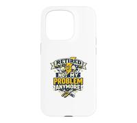 Retired Electrician | Not My Problem Anymore Funny Case for iPhone 15 Pro