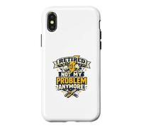 Retired Electrician | Not My Problem Anymore Funny Case for iPhone X/XS