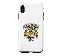 Retired Electrician | Not My Problem Anymore Funny Case for iPhone XS Max