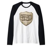 Retired Electrician Tool Belt Funny Retirement Raglan Baseball Tee