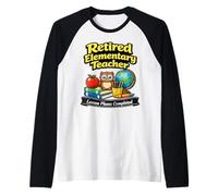 Retired Elementary Teacher - Lesson Plans Completed Raglan Baseball Tee