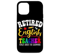 Retired English Teacher Grammar Teachers Retirement Case for iPhone 12/12 Pro