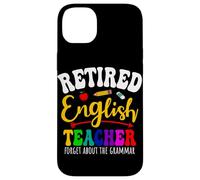 Retired English Teacher Grammar Teachers Retirement Case for iPhone 14 Plus