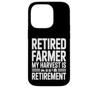 Retired Farmer My Harvest Is Retirement Tractor Case for iPhone 14 Pro