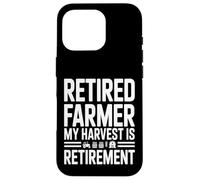 Retired Farmer My Harvest Is Retirement Tractor Case for iPhone 16 Pro