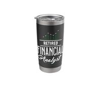 Retired Financial Analyst Accountant Apparel Stainless Steel Insulated Tumbler