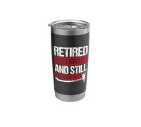Retired Firefighter and Still Smokin' HOT Stainless Steel Insulated Tumbler