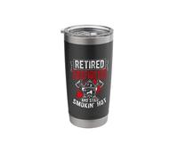 Retired Firefighter and Still Smokin' HOT Stainless Steel Insulated Tumbler