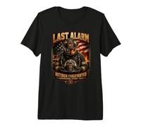 Retired Firefighter Last Alarm Answered Every Call Premium T-Shirt