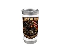 Retired Firefighter Last Alarm Answered Every Call Stainless Steel Insulated Tumbler