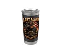 Retired Firefighter Last Alarm Answered Every Call Stainless Steel Insulated Tumbler