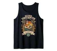 Retired Firefighter My Shifts are Done Fireman Tank Top