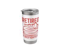 Retired Firefighter Pension Retiring Stainless Steel Insulated Tumbler
