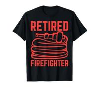 Retired Firefighter Pension Retiring T-Shirt