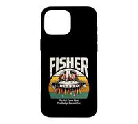 Retired Fisher The Hat Came First The Badge Came After Case for iPhone 16 Pro Max