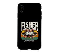 Retired Fisher The Hat Came First The Badge Came After Case for iPhone XS Max