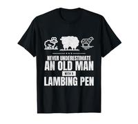Retired Flock Pasture Spring Wool Sheep Farming Value Graphic T-Shirt