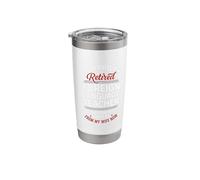 Retired Foreign Language Teacher Taking Orders from Wife Stainless Steel Insulated Tumbler