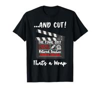 Retired French Teacher 2026 Retirement The Final Edit T-Shirt