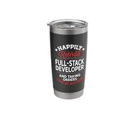 Retired Full-Stack Developer Taking Orders from Wife Stainless Steel Insulated Tumbler