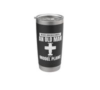 Retired Glider Field Trim Maiden Flight RC Planes Stainless Steel Insulated Tumbler