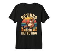 Retired Gone Detecting Treasure Hunter Adventure Premium T-Shirt