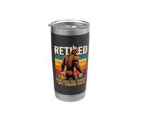 Retired Gone Into The Woods Not Coming Back Stainless Steel Insulated Tumbler