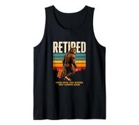 Retired Gone Into The Woods Not Coming Back Tank Top