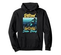 Retired Gone Scuba Diving Gear Retirement Gift Pullover Hoodie