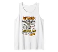 Retired Home Inspector House Inspection Retirement Tank Top